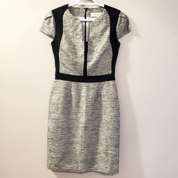 Lela Rose - Sheath Dress in Textured Fabric - Read for Sizing - Picture 2 of 9